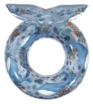 Little Dutch Nafukovací kruh Ocean World modrá / průměr 91 cm / od 3 let (2016391LD)