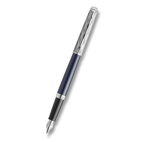 Plnicí pero Waterman Hémisphére Made in France DLX Blue CT, hrot M