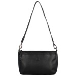 Stylová dámská kožená kabelka na rameno Layss, černá