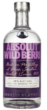 Absolut Wild Berri Vodka 0,7L, 38%