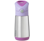 B.box Termoska na pití s brčkem 350 ml fialová - sugar plum