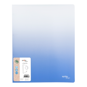 Spoko ReLeaf kroužkový pořadač, 4RO, 20 mm, A4, PP, Gradient, modrá