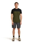ICEBREAKER Mens Mer Cool-Lite Sphere III SS T Colour, Dark Loden/Black/Cb velikost: M