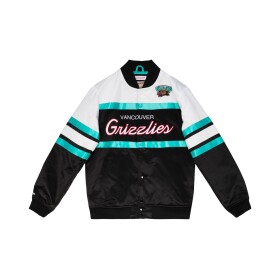 Mitchell & Ness Pánská bunda Vancouver Grizzlies NBA Script Heavyweight Satin Velikost: S