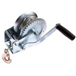 LEVIOR 26720 Lanový naviják ruční s hákem, 270kg, lano 8m