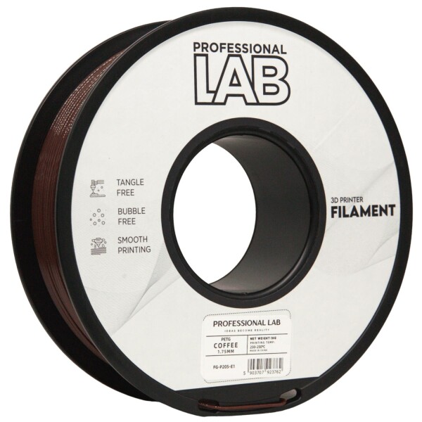 PETG filament 1,75 mm hnědý Coffee Professional Lab 1 kg