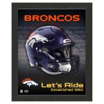 Obraz Denver Broncos NFL Team Helmet