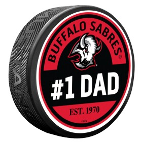 Mustang Puk Buffalo Sabres NHL Goathead #1 Dad Textured