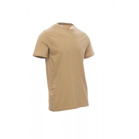 Triko pánské SUNSET PAYPER teple hnědé s krátkým rukávem 155g/m2 100% bavlna