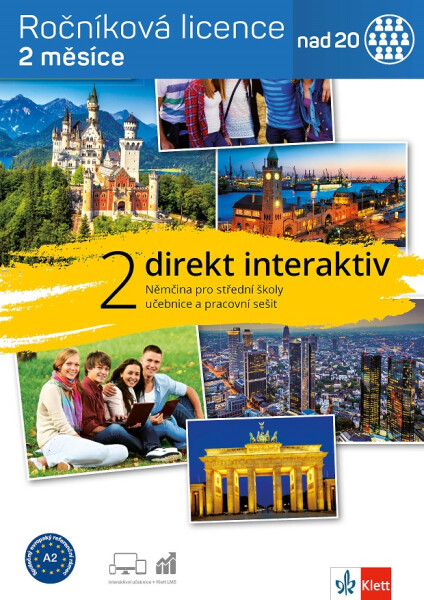 Direkt inter. 2 – digitální licence - učeb. s ps – ročníková &gt;20 žáků (2 měsíce)