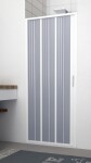 FORTE - Sprchová zástěna FLEX - MARTE NEW - Rozměr A - 150 - 170, Rozměr C - 185, Typ otevírání - Zavírání na stranu OLBBXF125001