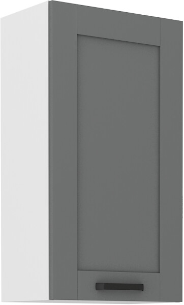 Horní skříňka Luna 50 G-90 1F Barva korpusu: Bílá, Barva dvířek: Dust Grey
