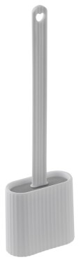 AQUALINE - WC silikonová štětka závěsná/na postavení, bílá TF010