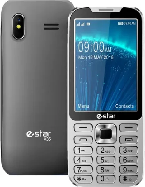 ESTAR X35 šedá / 3.5" / Dual-SIM / Bluetooth / microSD / FM rádio / 1750 mAh (5290035293996)