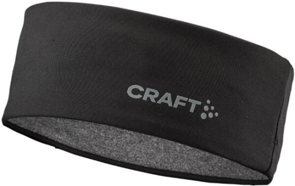 Běžecká čelenka CRAFT ADV Windblock Fleece - černá Velikost textilu: S-M