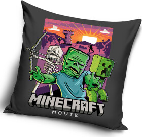 Dětský polštářek Minecraft Movie Mob Attack