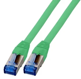 EFB S/FTP CAT6A 0,5 m zelená / Patch kabel / RJ45-RJ45 / 10Gbit (K5525FGN.0,5)