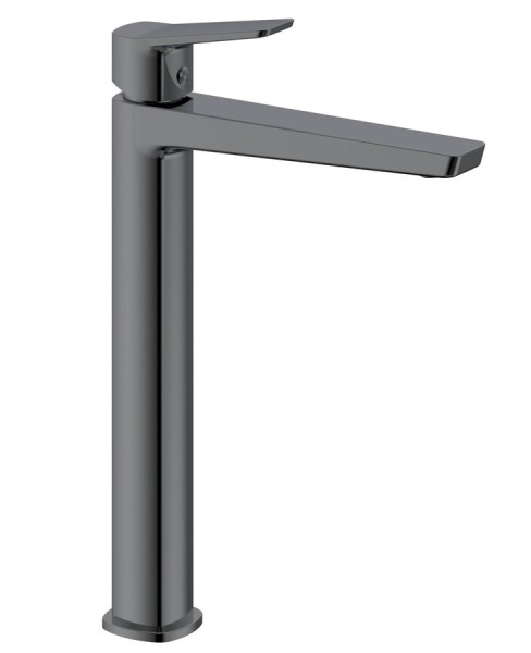 AQUALINE - FLERY stojánková umyvadlová baterie vysoká, gun metal FY006GM