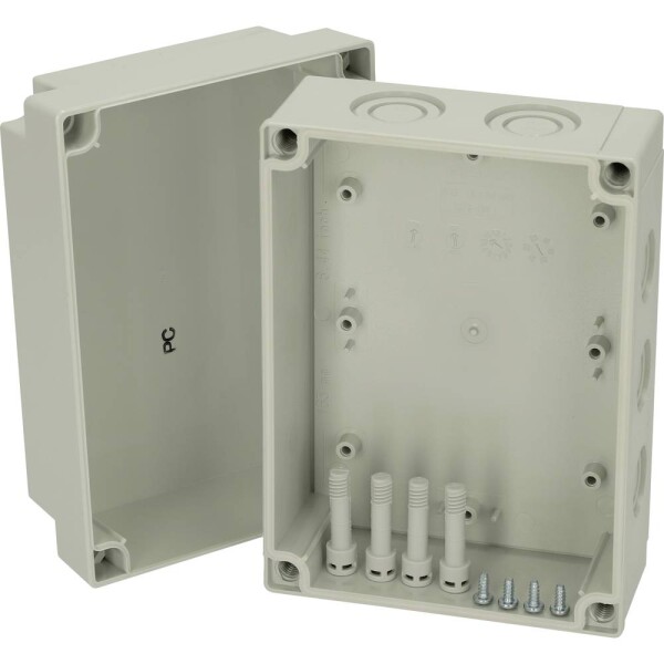 Fibox PCM 150/100 G 6016315 univerzální pouzdro 180 x 130 x 100 x 100 polykarbonát šedobílá (RAL 7035) 1 ks