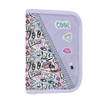 Školní penál 1-patrový prázdný KARTON P+P, 2 chlopně - Funny Girl