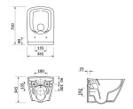 CERSANIT - Set C17 AQUA 50 PNEU QF WHB CITY SQUARE CO DUR SC EO S701-797