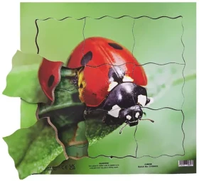 Just Jigsaws 602 Beruška a její životní cyklus - dřevěné vrstvené puzzle