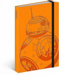 Notes - Star Wars – BB-8, linkovaný, 10,5 x 15,8 cm