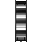 CERANO - Koupelnový radiátor Lincoln - středové připojení 50mm/boční - 559W - černá matná - 1800x500 mm CER-429574