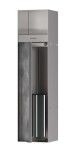 HANSGROHE - XtraStoris Rock Podomítkový držák toaletního papíru s WC štětkou, s dvířky, kartáčovaná ocel 56062800