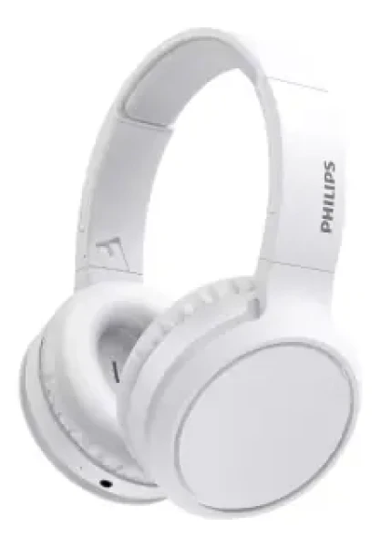 Philips TAH5205 bílá / Bezdrátová sluchátka s mikrofonem / 29 hodin / Bluetooth 5.0 (TAH5205WT)