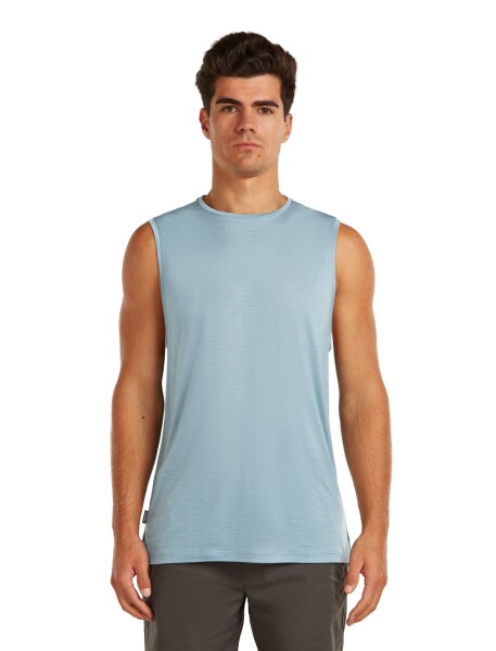 Pánské merino tílko ICEBREAKER Mens 125 Cool-Lite Sphere Tank, Flint Blue velikost: S