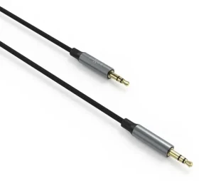 FIXED Link Space Gray / Audio kabel / 3,5mm jack - 3,5mm jack / opletený / 1,5 m (FIXA-JJ15-GR)