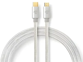 Nedis USB-C - Micro-B USB 2.0 opletený / USB kabel / 480 Mbps / pozlacené konektory / 2 m (CCTB60650AL20)