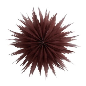 Watt & Veke Závěsná svítící hvězda Liz Red Ochre 50 cm, červená barva, papír
