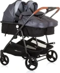 CHIPOLINO Kočárek pro dvojčata/nestejně staré děti - kombinovaný Duo Smart / děti s hmotností do 15 kg (159579)