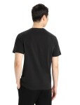 Pánské triko krátký rukáv ICEBREAKER Mens Central Classic SS Tee, Black velikost: S