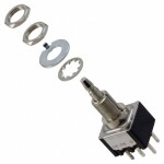 C & K Switches U811J85W3GE223 tlačítko 120 V, 28 V/DC 1 A 1x zap/(zap) červená (š x v) 15.24 mm x 12.70 mm 1 ks Bulk