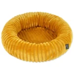 Dog Fantasy Pelech Stripe kulatý hořčicová 70cm (454-24537)