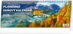 Kalendář 2026 stolní: Plánovací daňový s fotografiemi, 33 x 12,5 cm