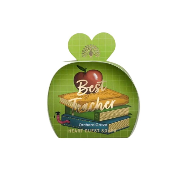 The English Soap Company Sada mini mýdel Best Teacher – 3 × 20 g, zelená barva