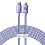 Baseus CAJY000705 Kabel USB-C (M) - USB-C (M) 2 m fialová / 100W (CAJY000705)