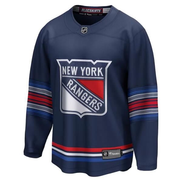 Fanatics Pánský dres New York Rangers NHL Breakaway Home Jersey Navy Velikost: S