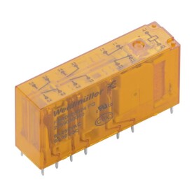 Weidmüller FSR0515024 FG Miniaturní průmyslové relé, 24 V/DC, 6 A, 1 rozpínací kontakt, 5 spínacích kontaktů, 5 ks