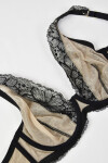 Dámská podprsenka JULIA BRALETTE 19185 BLACK ČERNÁ A BÉŽOVÁ 80F