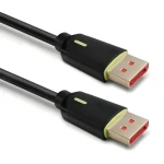 Kabel DisplayPort 2.1 M/M 1,5 m / Video kabel / DisplayPort - DisplayPort / 80 Gbps / M/M (52739)
