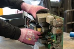 Rukavice Cofra Evoduo Barva: Černá;Červená, Velikost rukavic: 11, 1 ks (G083_D100_Z11)