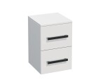 Koupelnová skříňka nízká SAT Cube Way 32,5x49,3x33 cm bílá lesk CUBE3CHN32BL CUBE3CHN32BL