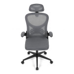 Kancelářská židle, houpací mechanismus, šedá, KA-K2021 GREY