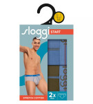 Pánské slipy Start Midi C2P box - GREEN - zelené 0031 - SLOGGI GREEN 4