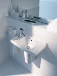 DURAVIT - Starck 3 Sloup pro umyvadlo Starck 3, s WonderGliss, alpská bílá 08651700001